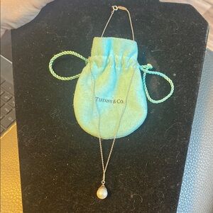Authentic Tiffany & Co. Pearl Sterling Silver Necklace